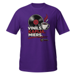 Vinils-Kafija-Miers-Dark - Unisex T-Krekls - Purple - L